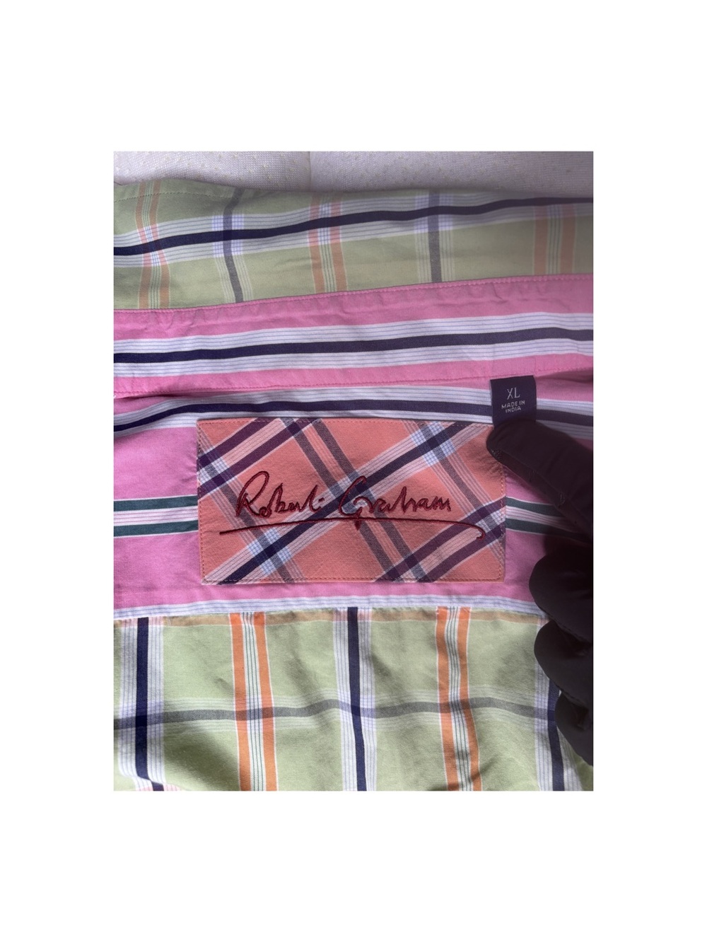Robert Graham Plaid Button-Down Shirt - Picture 5 of 6